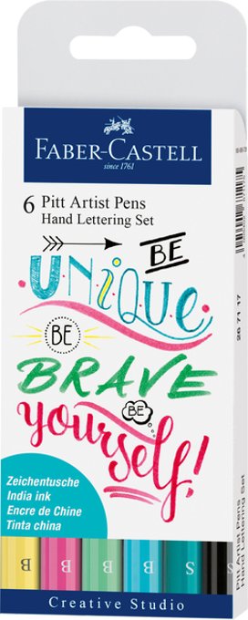 Tekenstift Faber-Castell Pitt Artist handlettering brave