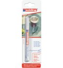 Viltstift Edding 780 lakmarker rond 0.8mm wit blister à 1 stuk