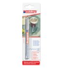 Viltstift Edding 780 lakmarker rond 0.8mm zilver blister à 1 stuk