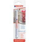 Viltstift edding 751 lakmarker rond 1-2mm wit blister à 1 stuk