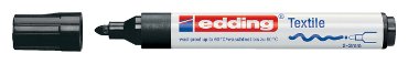 Textielmarker edding 4500 rond 2-3mm zwart