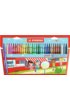 Viltstift STABILO power 280/30 assorti etui à 30 stuks
