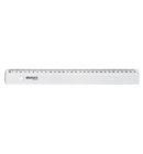 Liniaal Westcott basic kunststof 30cm transparant
