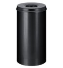 Papierbak met vlamdover Vepabins 50 liter 335mm zwart