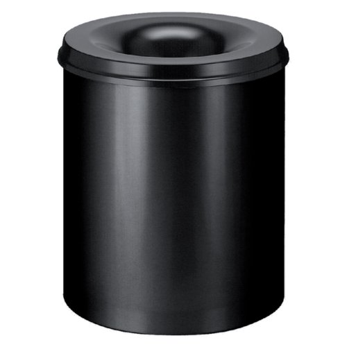 Papierbak Met Vlamdover Vepabins 80Liter 47Cm Zwart vepabins kopen in de aanbieding