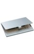 Visitekaarthouder Sigel VZ135 voor 15 kaarten 91x58mm graveerbaar aluminium mat zilver