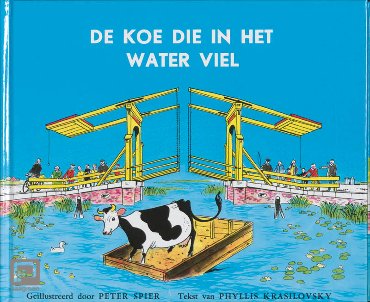 De koe die in het water viel
