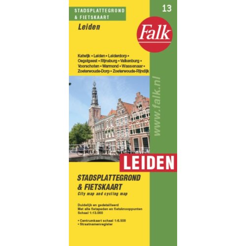 Falkplan Leiden Plattegrond falkplan kopen in de aanbieding