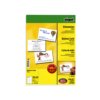 Visitekaart Sigel 85x55mm blanco 185gr wit 150 stuks