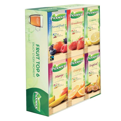 Thee Pickwick Multipack Original 6X25 Zakjes Fruit pickwick kopen in de aanbieding Thee Pickwick Multipack Original 6X25 Zakjes Fruit pickwick kopen in de aanbieding
