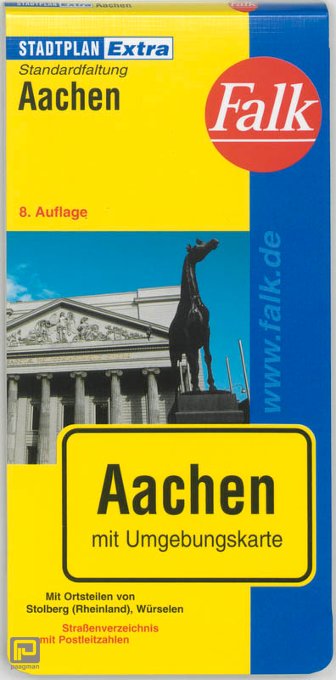 Falk Stadtplan Extra Standardfaltung Aachen 1:19 500