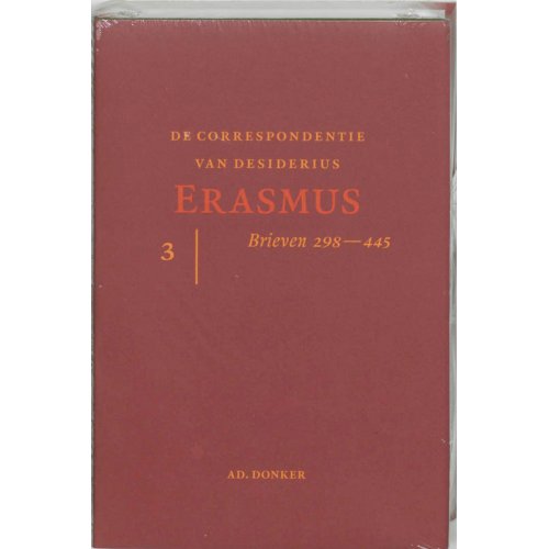 Donkermaatschapp De Correspondentie Van Erasmus 3 Desiderius donkermaatschapp kopen in de aanbieding