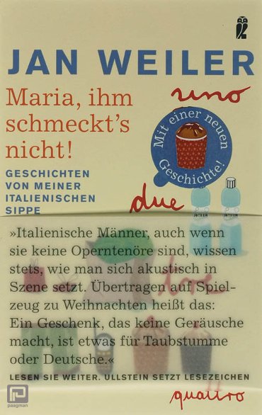 Maria, ihm schmeckt's nicht!