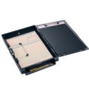 Klembordkoffer Oic 83353 kopklem met zij opening grijs