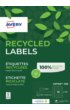 Etiket Avery LR7162-100 99.1x33.9mm recycled wit 1600 etiketten
