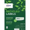 Etiket Avery LR7163-100 99.1x38.1mm recycled wit 1400 etiketten