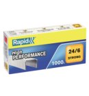 Nieten Rapid 24/6 gegalvaniseerd strong 1000 stuks