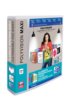 Presentatieringband Oxford Polyvision Maxi A4 XL 4-rings D-mech 40mm transparant