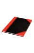Notitieboek Bantex zwart/rood A5 lijn 70gr 96vel