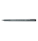 Fineliner Staedtler Pigment 308 zwart 0.4mm