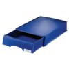 Brievenbak Leitz Plus met lade A4 maxi blauw