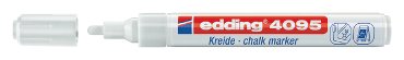 Krijtstift edding 4095 rond 2-3mm wit