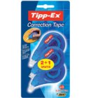 Correctieroller Tipp-ex zijwaarts 4.2mmx12m blister 2+1 gratis