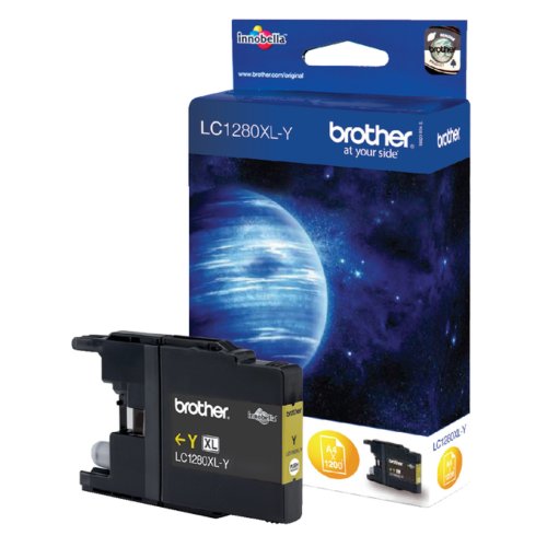Inkcartridge Brother Lc 1280Xly Geel Hc brother kopen in de aanbieding