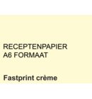 Receptpapier Fastprint A6 80gr creme 2000 vel