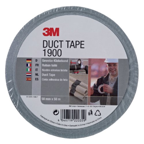 3M Duct tape  1900 50mmx50m zilver