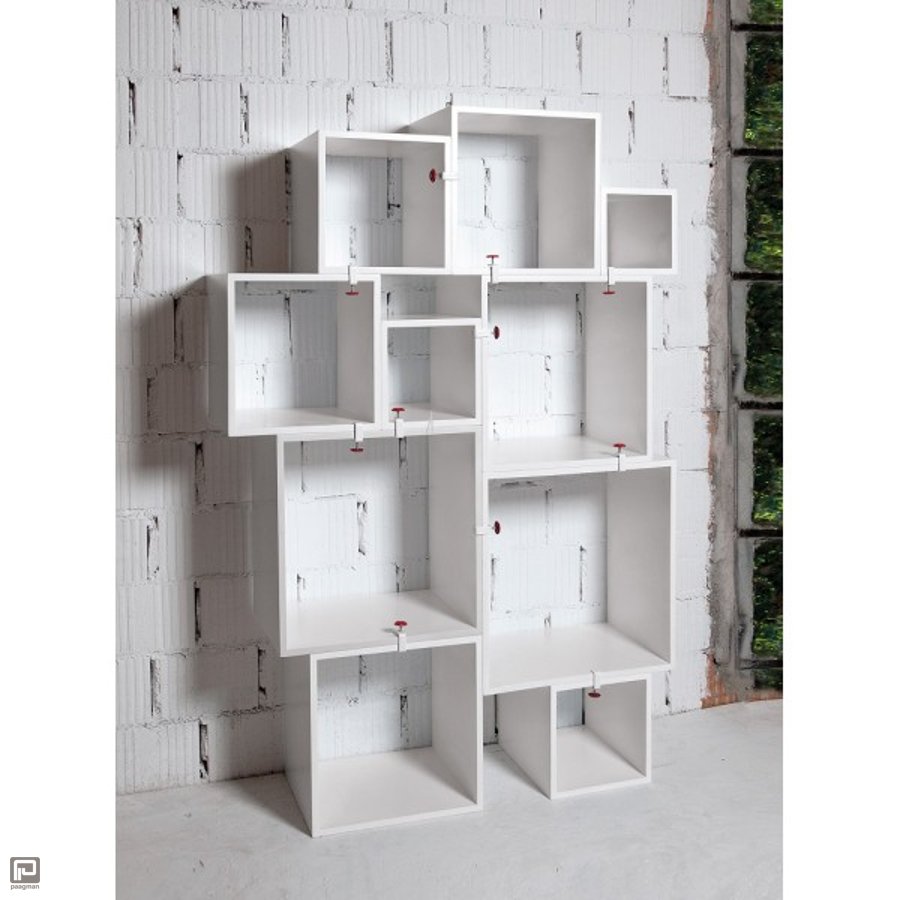 Seletti boekenkast Assemblage à 10 modules wit van Seletti | Paagman.nl Seletti boekenkast Assemblage à 10 modules wit van Seletti | Paagman.nl