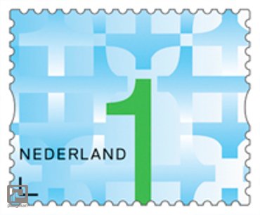 Nederland 1 postzegel op rol, 200 x 1 (t/m 20 gram)