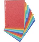 Tabbladen Exacompta 225x297mm 11-gaats 12-delig glanskarton