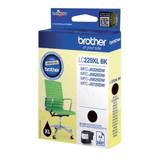 Inkcartridge Brother Lc 229Xlbk Zwart Hc brother kopen in de aanbieding