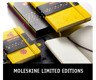 Alle limited edition notitieboeken van Moleskine beschikbaar bij Paagman.