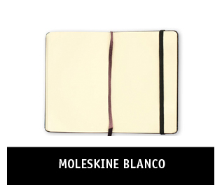 Alle blanco notitieboeken van Moleskine beschikbaar bij Paagman.