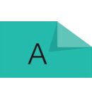 Labeltape Dymo LetraTag plastic 12mm zwart op groen