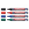 Viltstift edding 250 whiteboard rond blauw 1.5-3mm