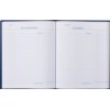 Kasboek 165x210mm 192blz 1 kolom blauw