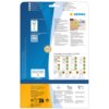 Etiket HERMA 4421 210x297mm verwijderbaar A4 geel 20stuks
