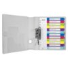 Tabbladen Leitz WOW 11-gaats 1-12 PP assorti
