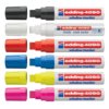 Krijtstift edding 4090 window schuin 4-15mm blauw blister à 1 stuk