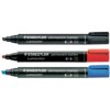 Viltstift Staedtler Lumocolor 350 permanent schuin rood