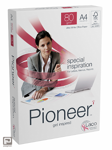 Kopieerpapier Pioneer A4 80gr wit 500vel