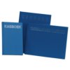 Kasboek 165x210mm 192blz 1 kolom blauw