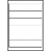 Etiket Avery Zweckform 3659-200 97x42.3mm wit 2400stuks