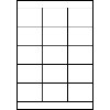 Etiket Avery Zweckform 3669-200 70x50.8mm wit 3000stuks