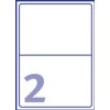 Etiket Avery J8168-25 199.6x143.5mm wit 50 etiketten