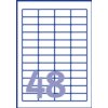 Etiket Avery L4736REV-25 45.7x21.2mm afneembaar wit 1200stuk