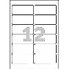 Etiket Avery L4743REV-25 99.1x42.3mm wit 300 etiketten